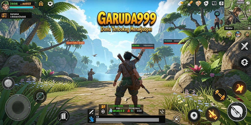 Tampilan gameplay yang memukau dari GARUDA999 di dunia terbuka.