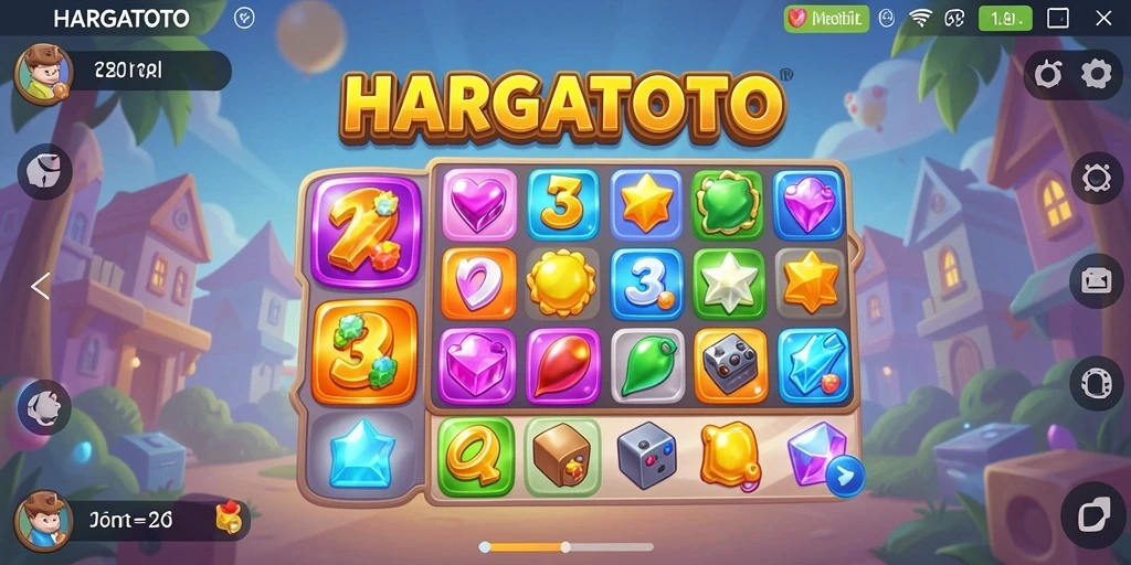Screenshot mendebarkan menunjukkan gameplay HARGATOTO yang seru.