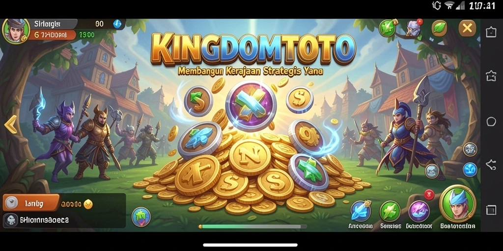 Tampilan gameplay KINGDOMTOTO dengan strategi dan taktik yang mendalam.