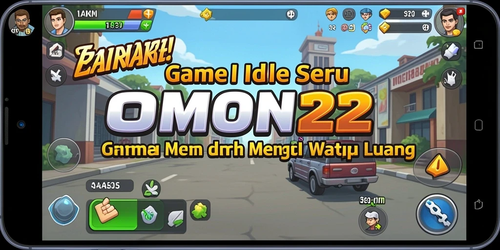 Screenshot OMON22 menampilkan gameplay Idle yang menarik dan interaktif.