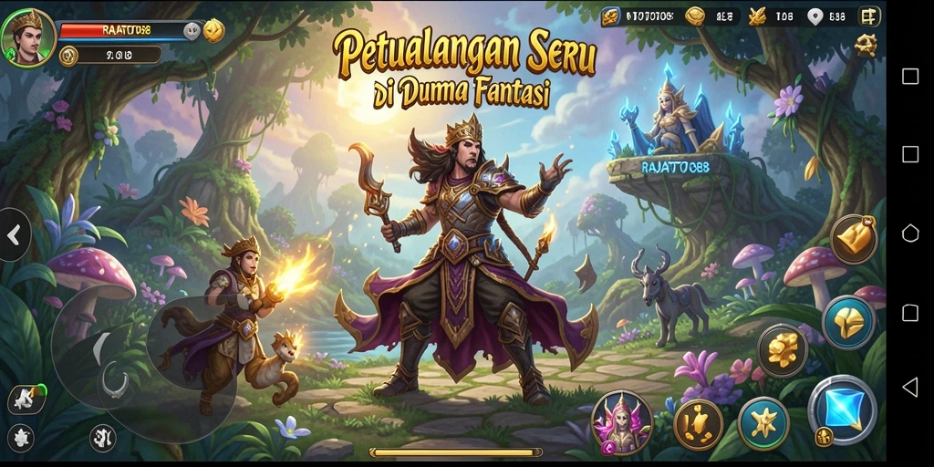 Tampilan gameplay RAJATOTO88 yang menampilkan petualangan seru dan grafis memukau.