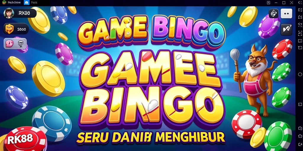 Tampilan utama gameplay Bingo yang mengasyikkan di RK88.