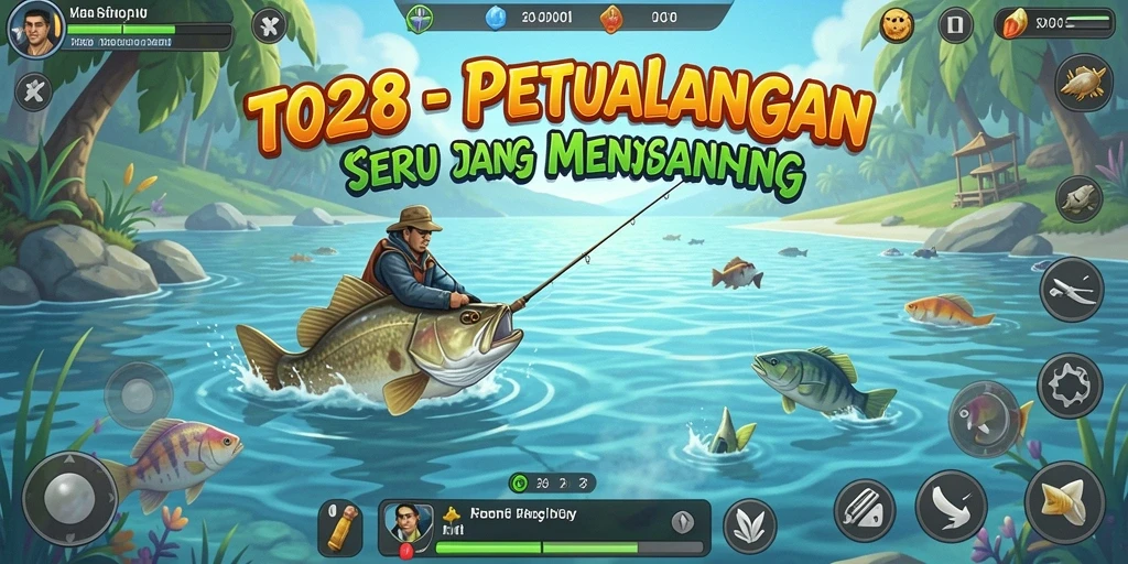 Gameplay menarik TO288 dengan pengalaman memancing yang seru.