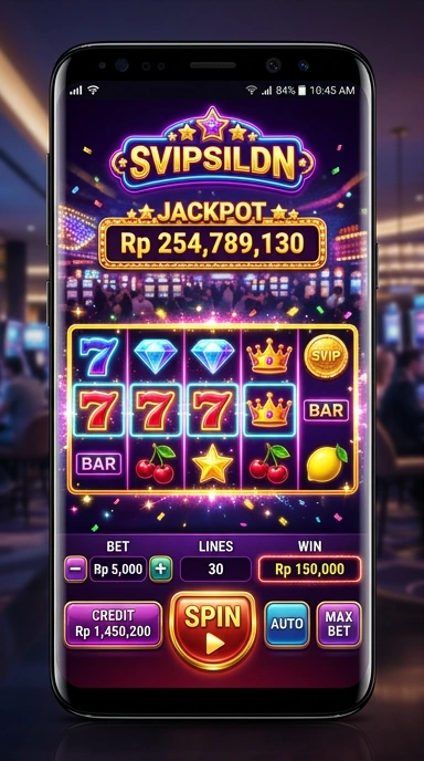 Pengguna sedang mengunduh aplikasi di svipsildn.